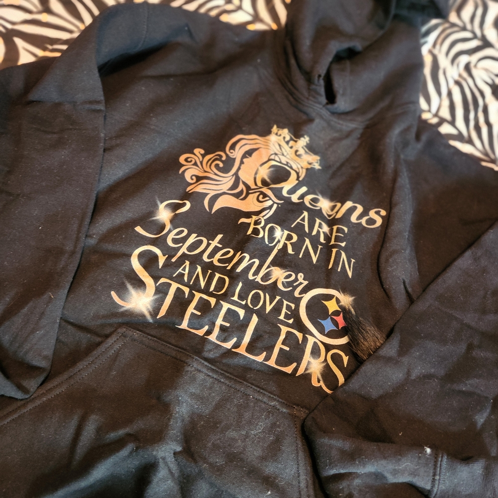 Steelers Black Hoodie for Women